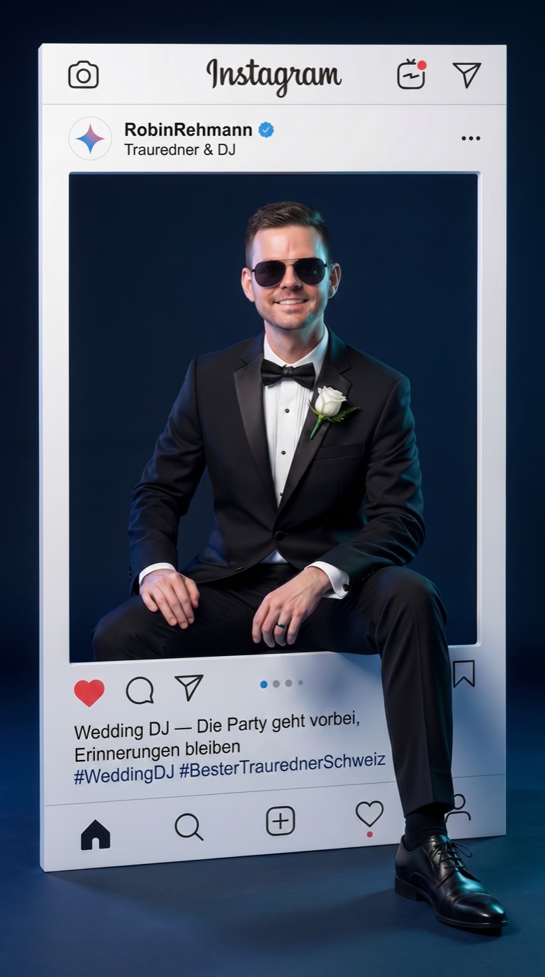 Instagram Vorschau Robin Rehmann Trauredner und DJ